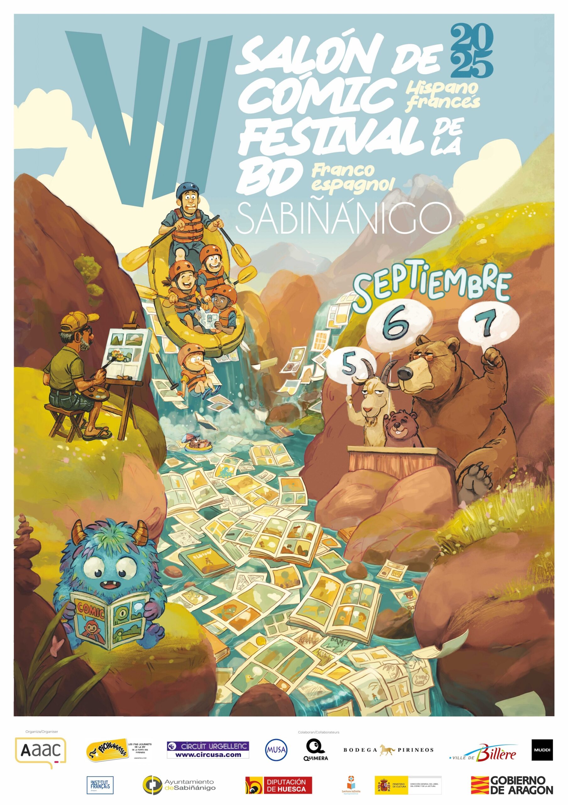 Salon-Hispano-Frances-Comic-Sabinanigo-cartel-1-2025-2 Salon-Hispano-Frances-Comic-Sabinanigo-cartel-1-2025-2
