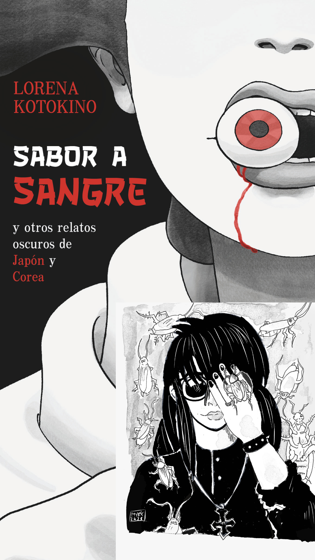 SABOR A SANGRE - PREVENTA CON ILUSTRACIÓN "CUCARACHA"